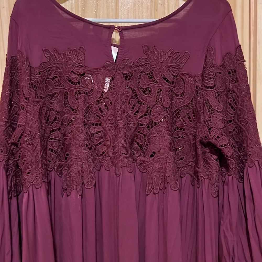 CY Fashion Burgundy dress - Picture 3 of 5